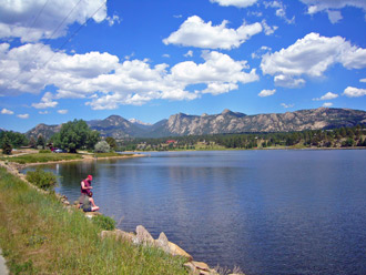 Fishing in Estes Park, Colorado