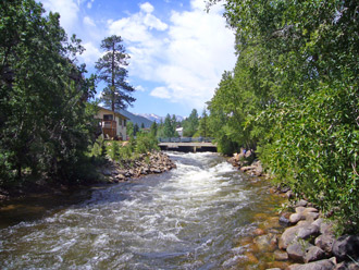 River Running in Estes Park, Colorado